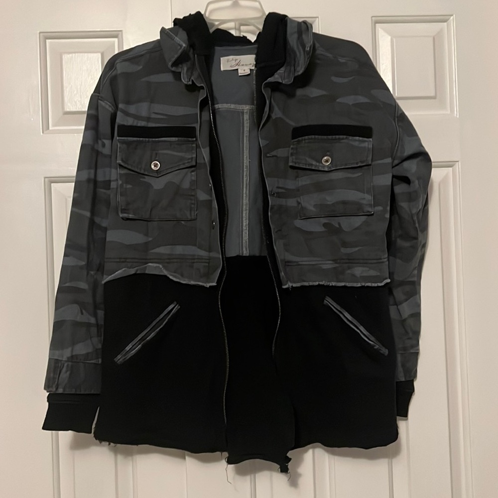 Army print jacket